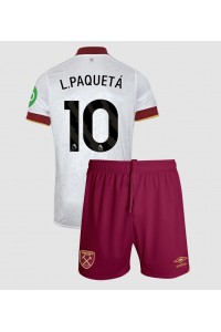 Fotbalové Dres West Ham United Lucas Paqueta #10 Dětské Třetí Oblečení 2024-25 Krátký Rukáv (+ trenýrky)